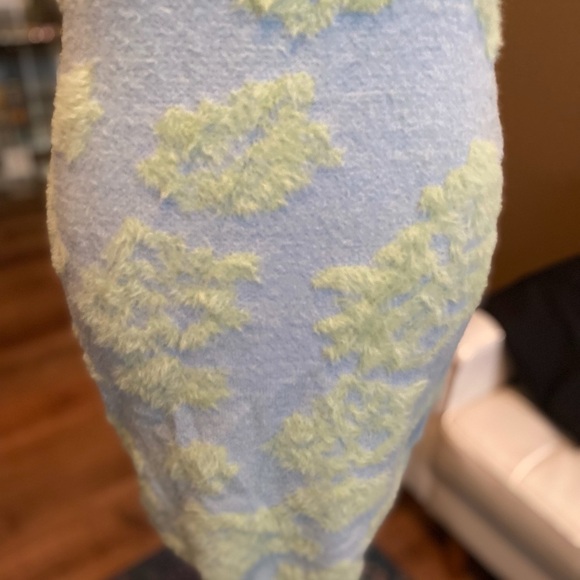 Sky Blue with Fuzzy Embellishments - Picture 7 of 7